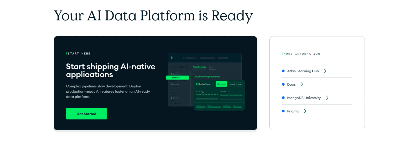 MongoDB Cta
