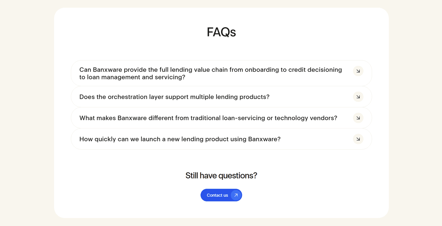 Banxware Faq