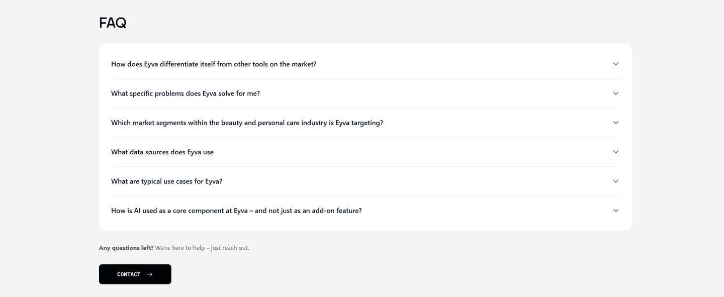 Eyva Faq