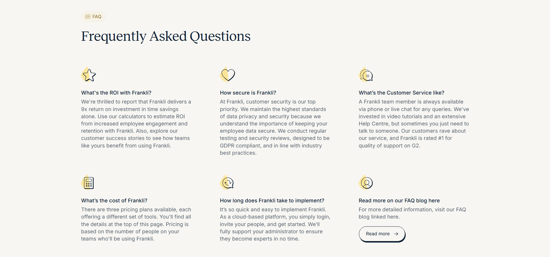 Frankli Faq