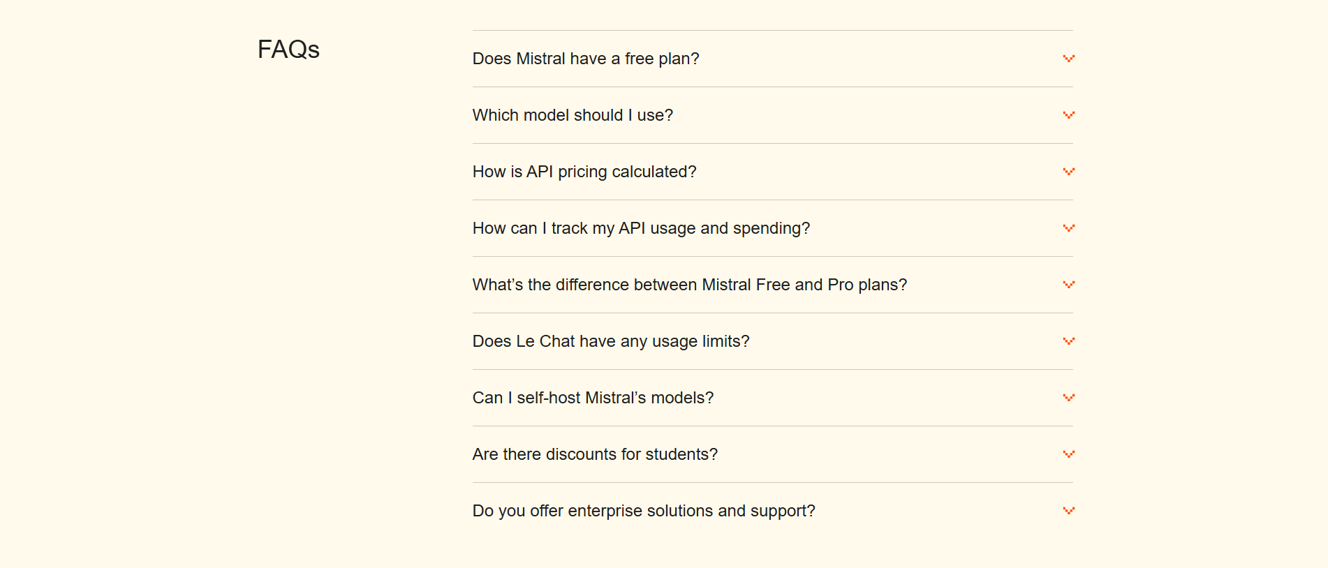 Mistral AI Faq