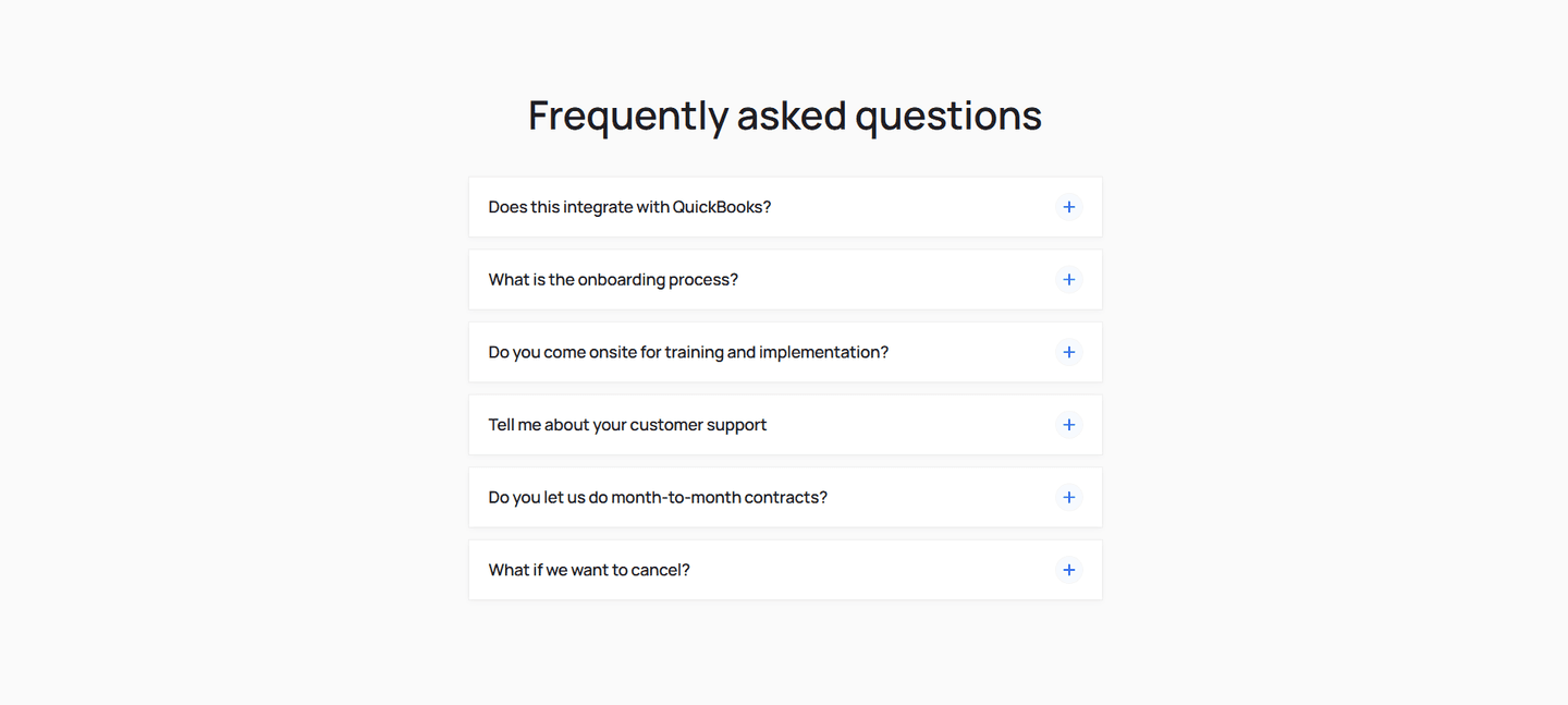 ToroTMS Faq