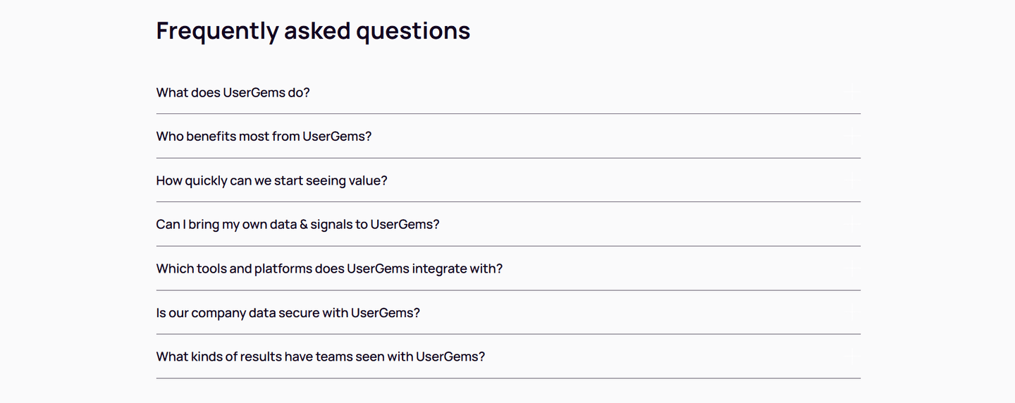 UserGems Faq