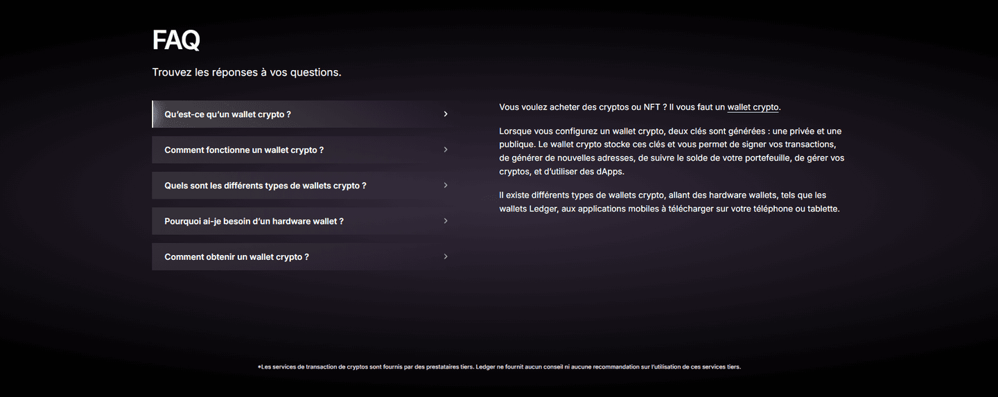Ledger Faq