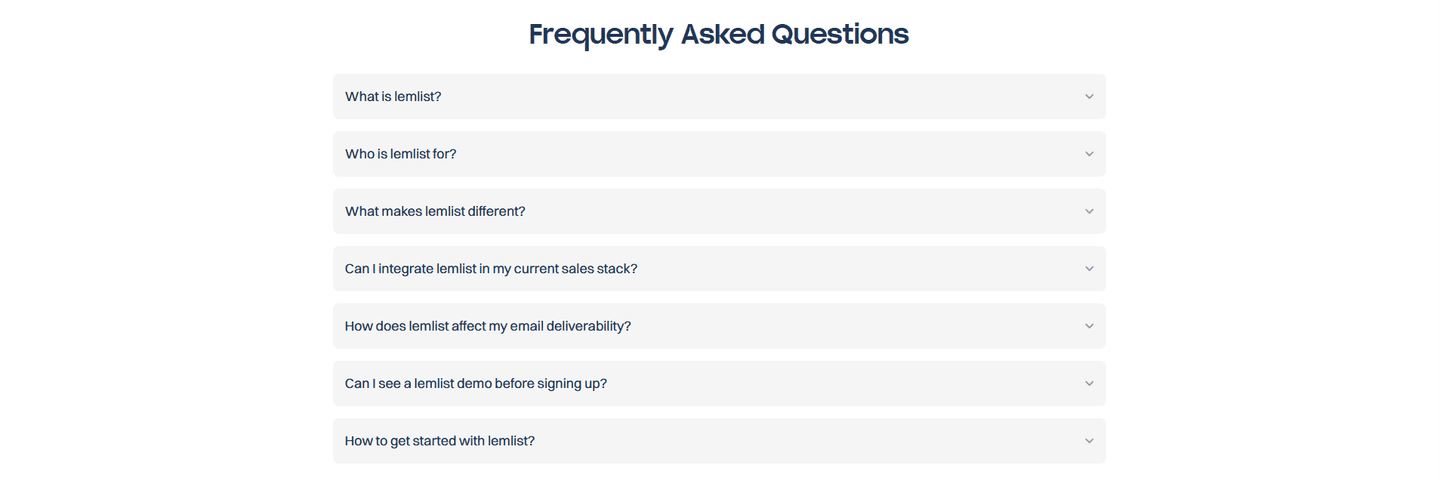 Lemlist Faq