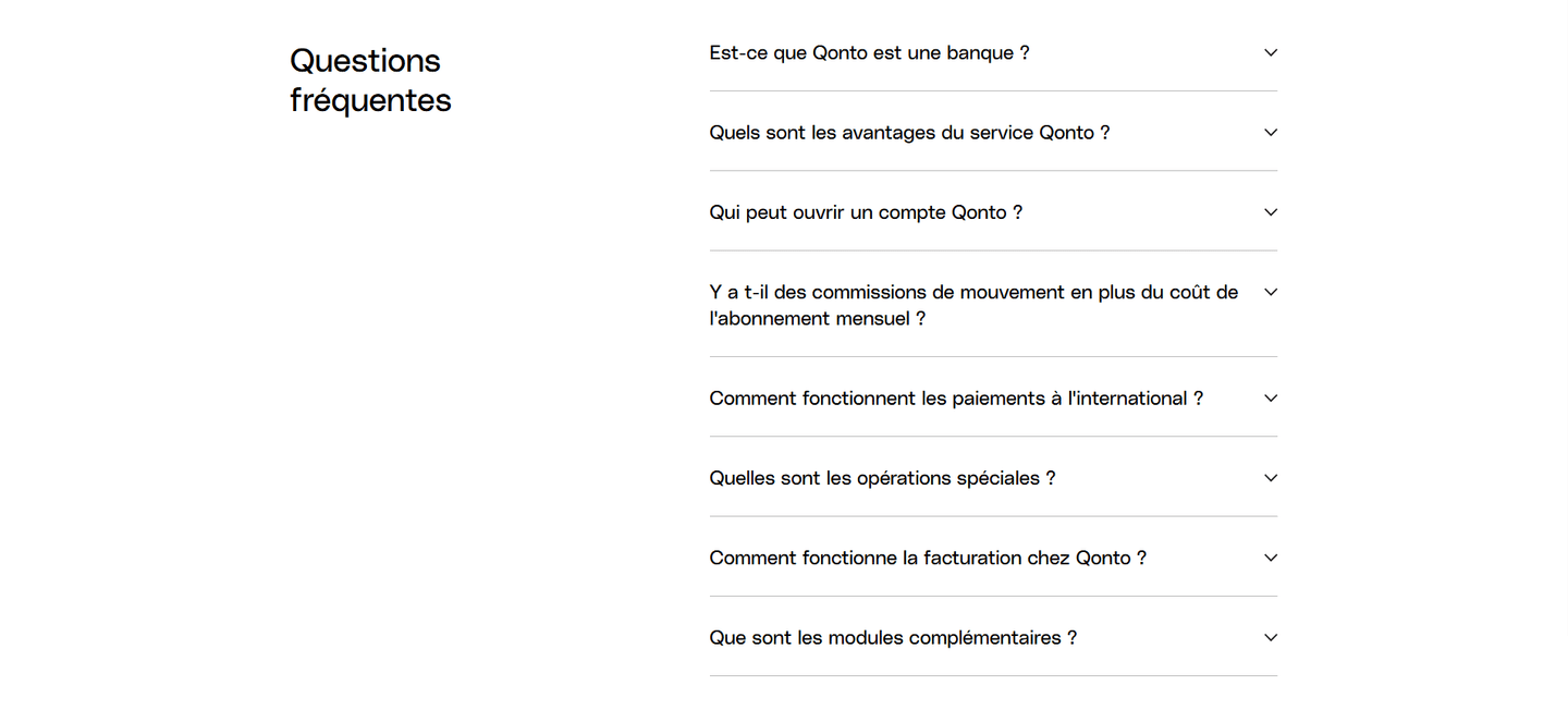 Qonto Faq