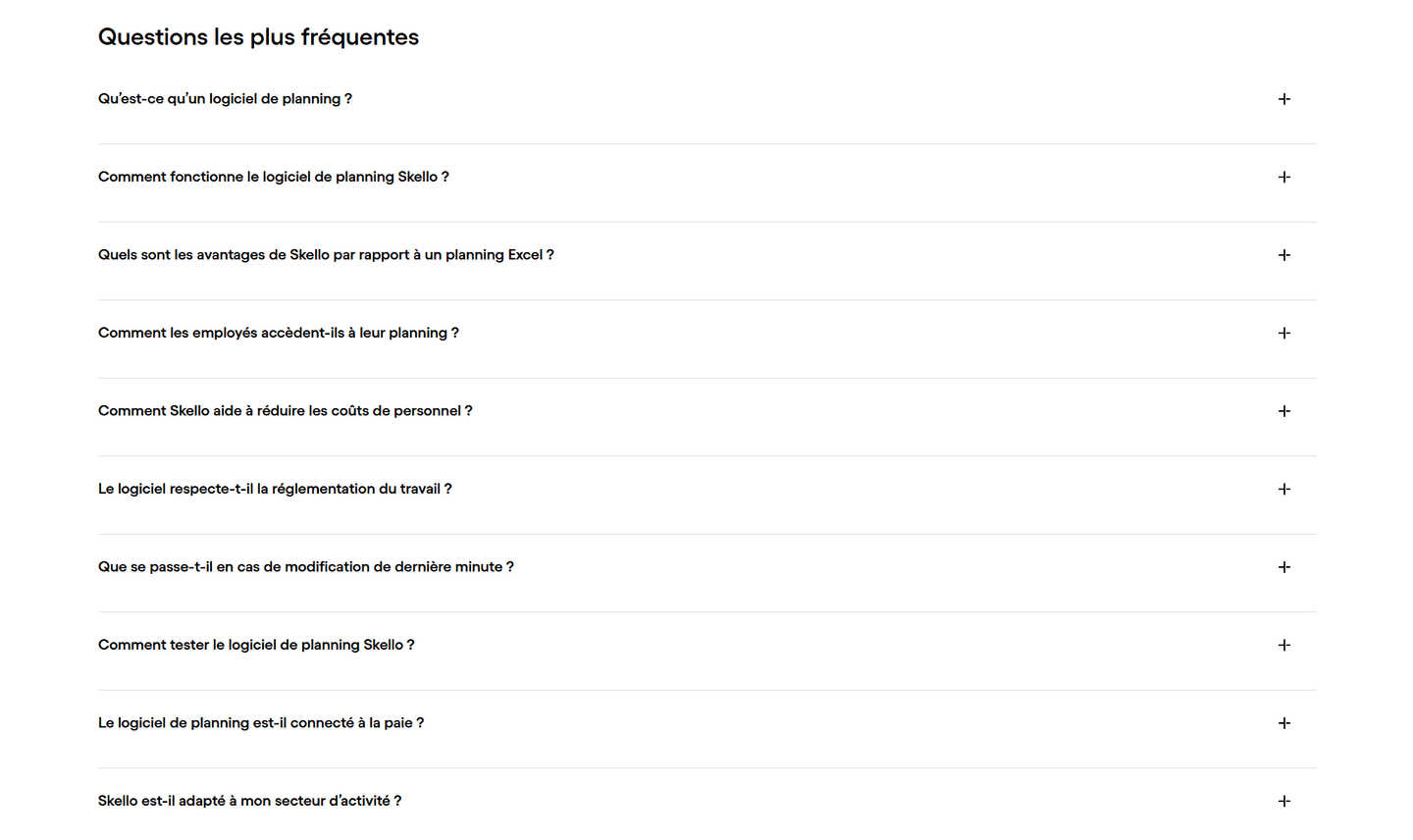 Skello Faq