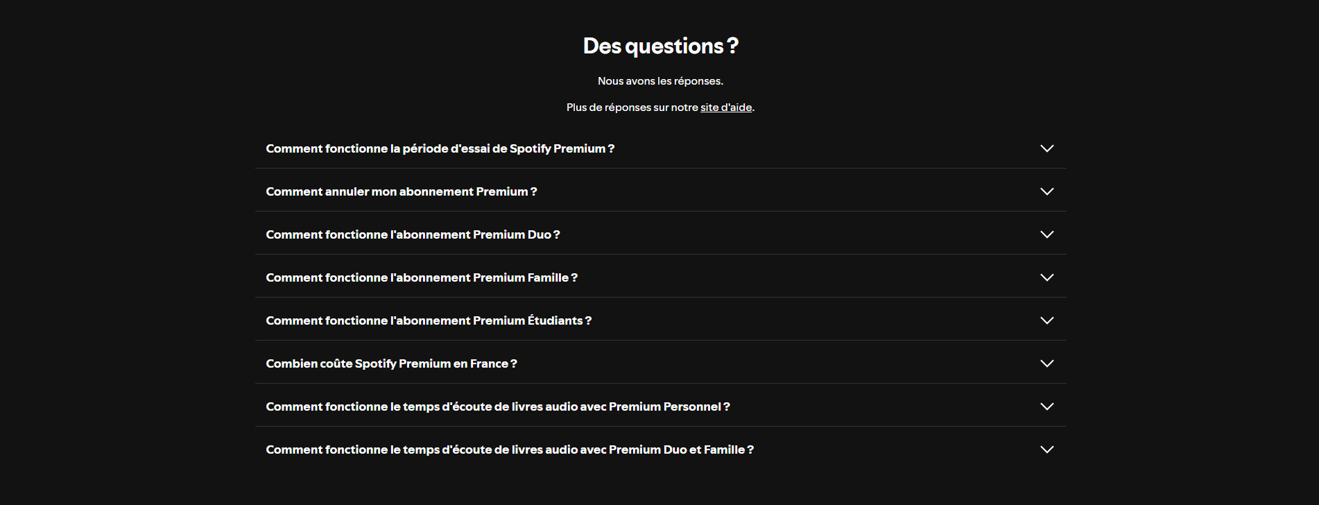 Spotify Faq