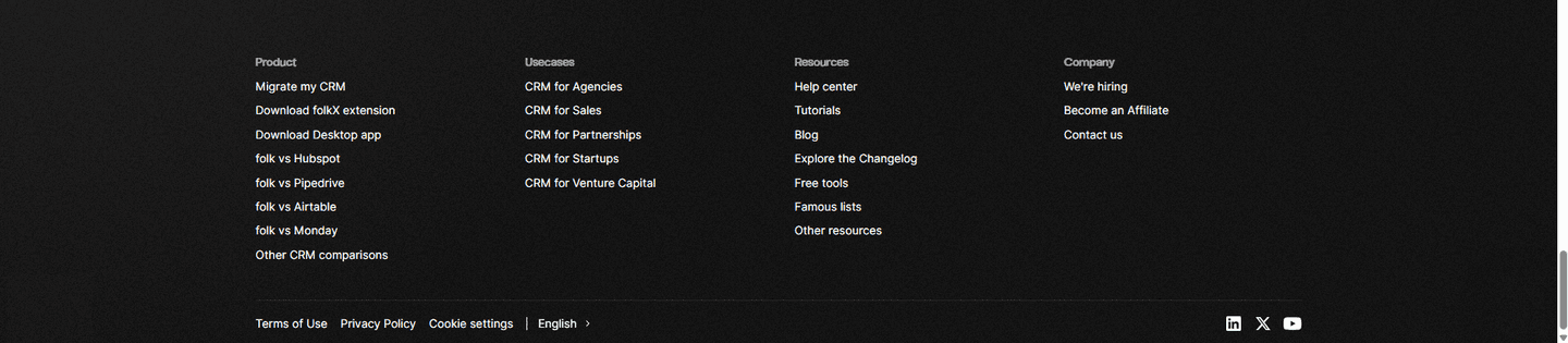 Folk Footer
