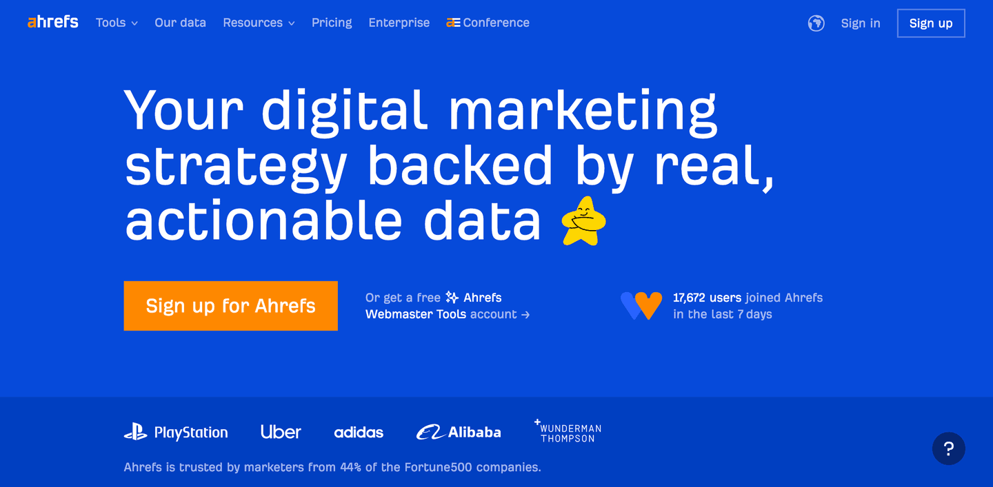 Ahrefs Hero