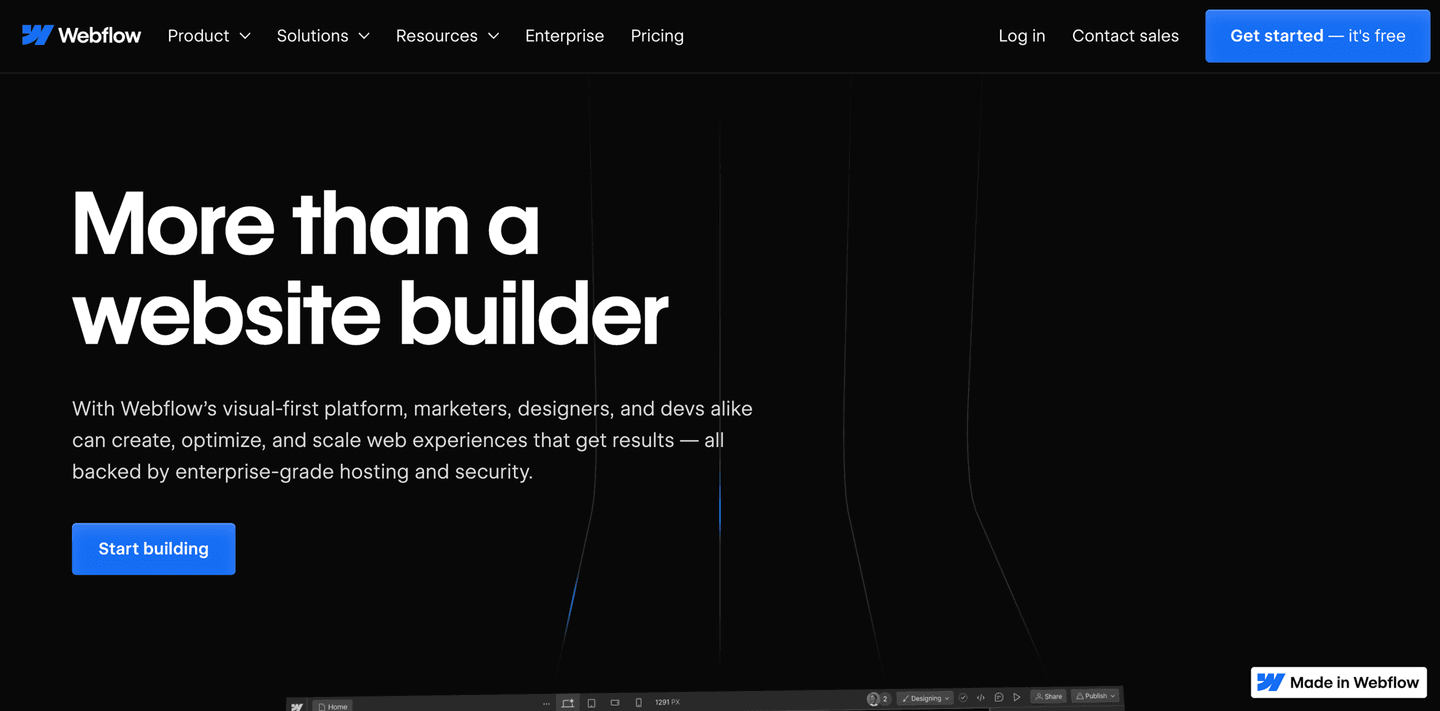 Webflow Hero