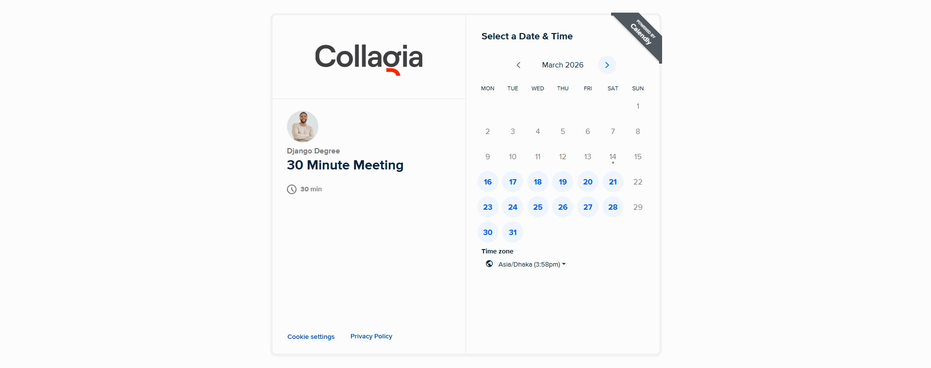 Collagia Contact