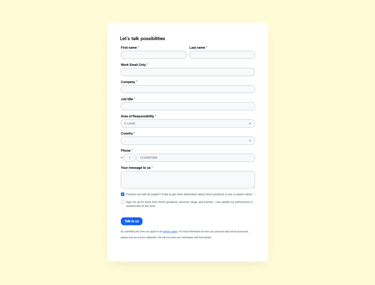 Sinch Contact