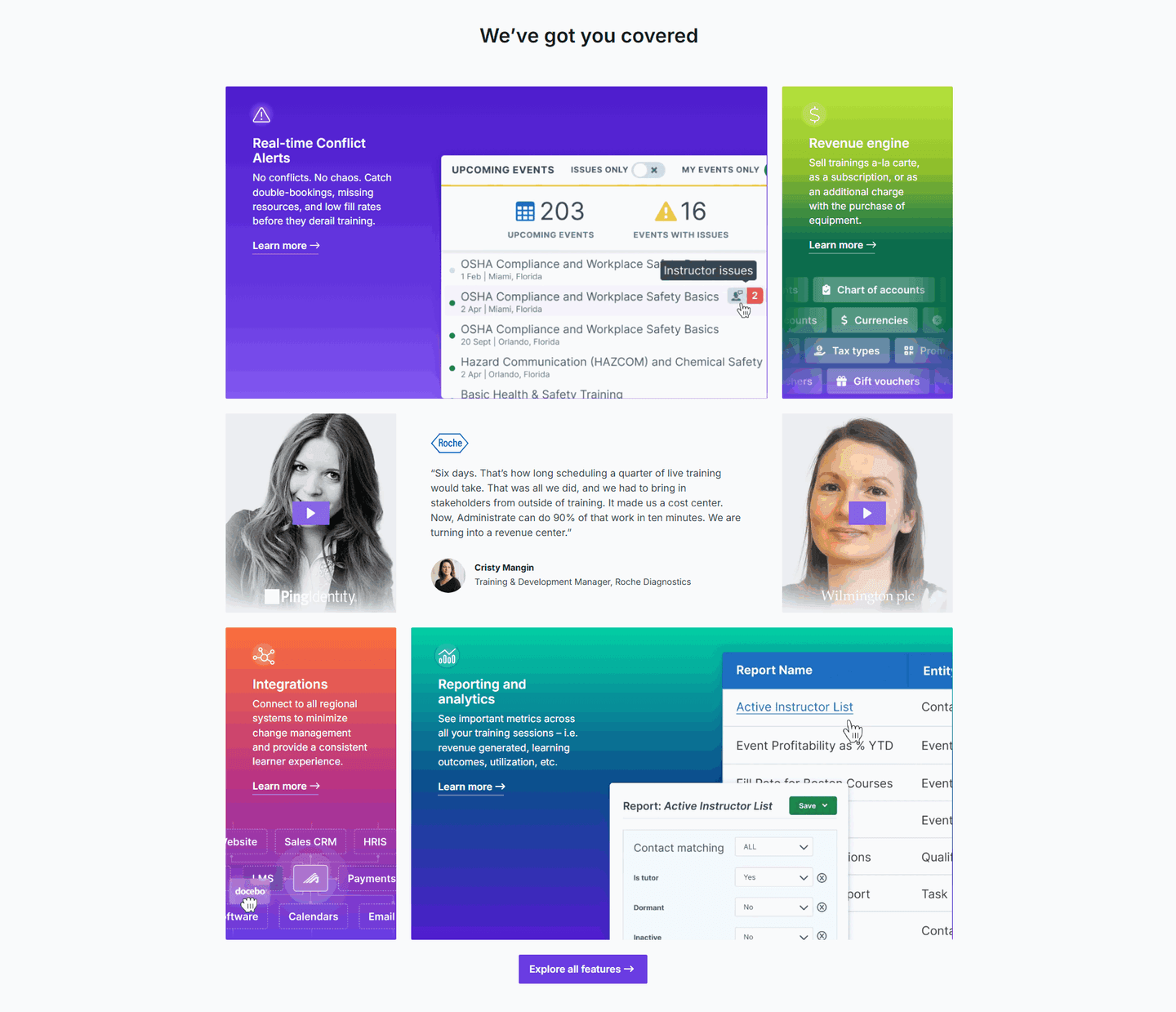 Administrate Features
