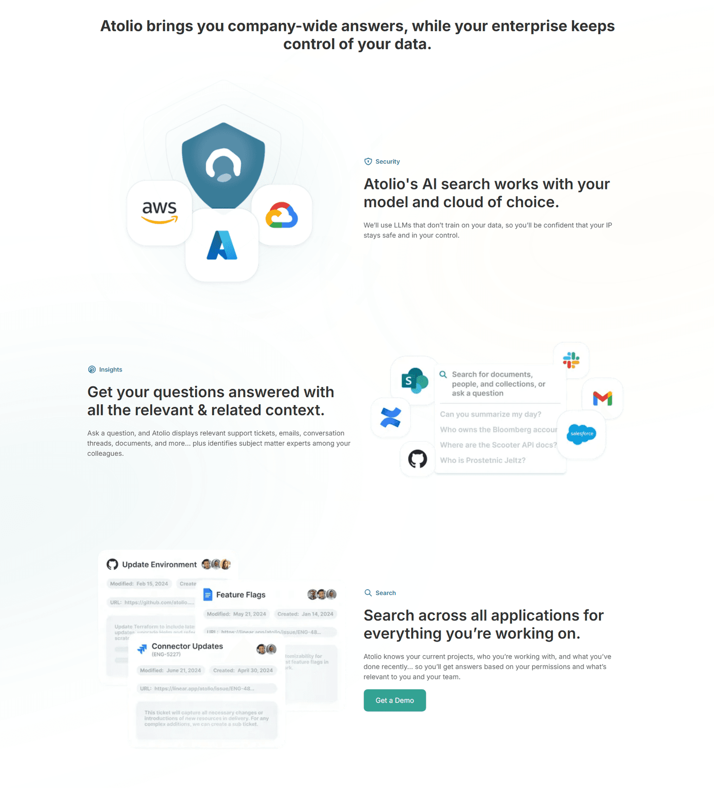 Atolio Features