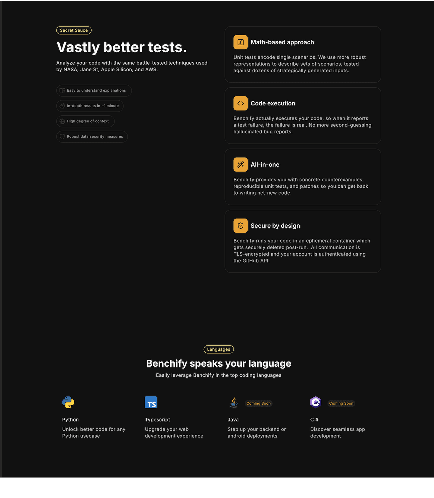Benchify Resources