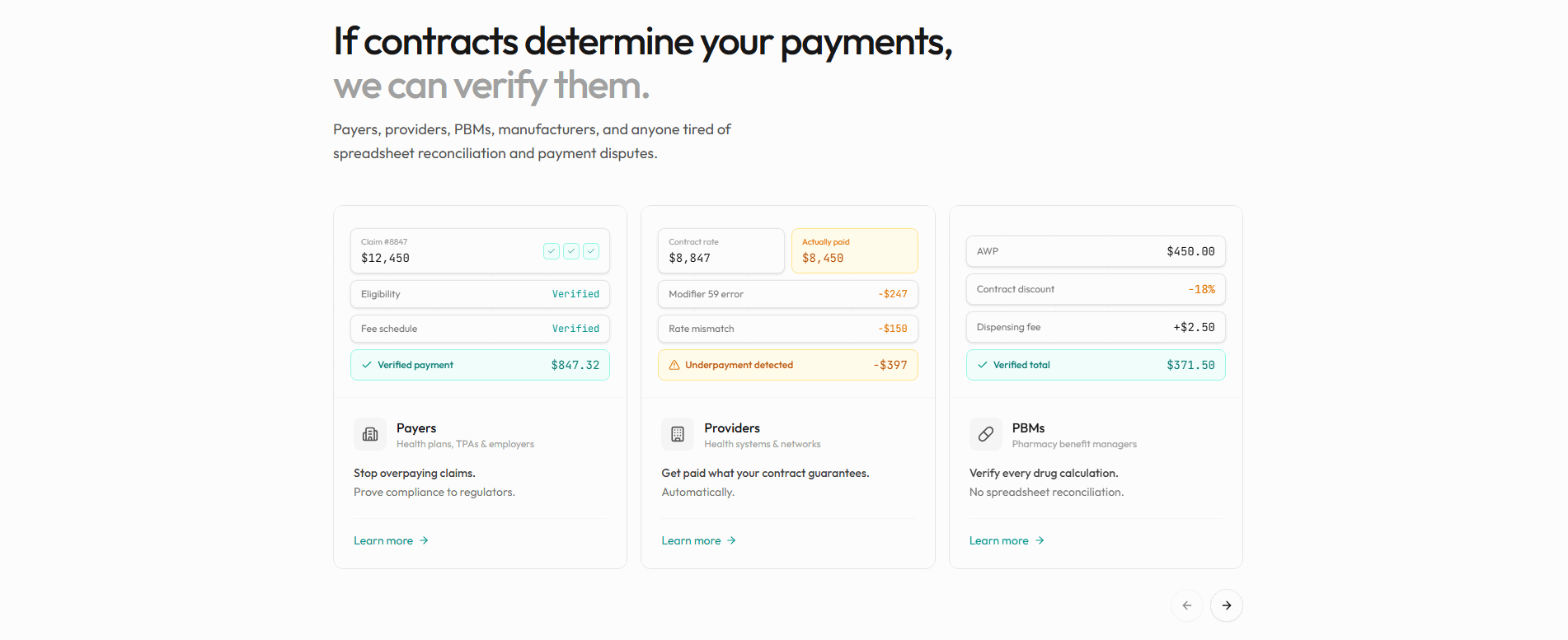 Benchify Features