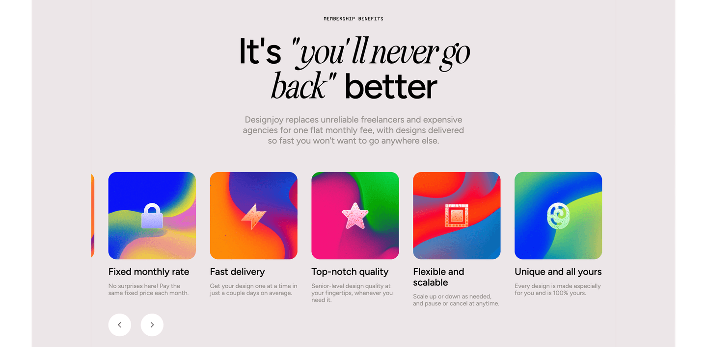 Designjoy Value Proposition