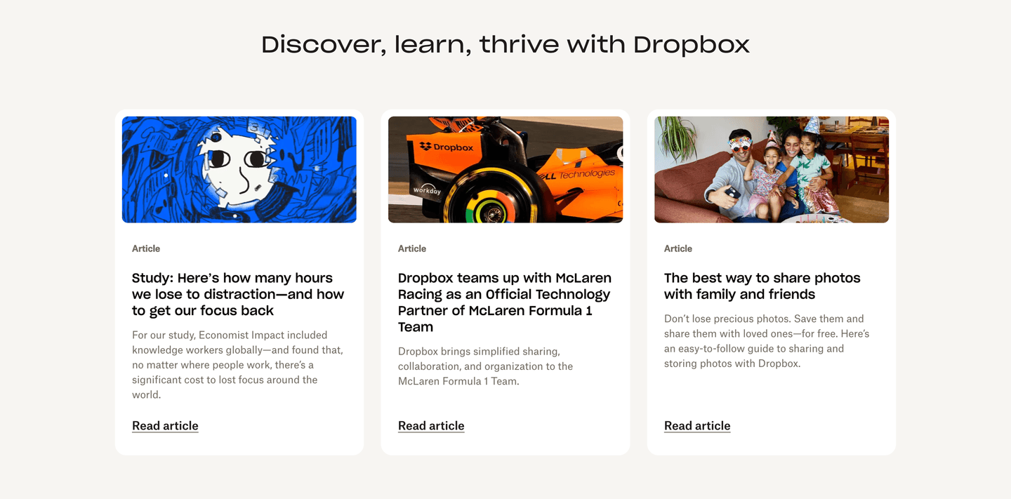 Dropbox Resources