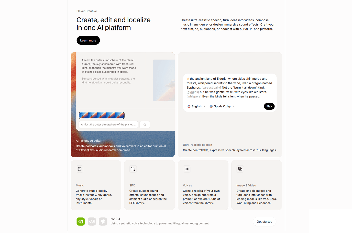 ElevenLabs Features