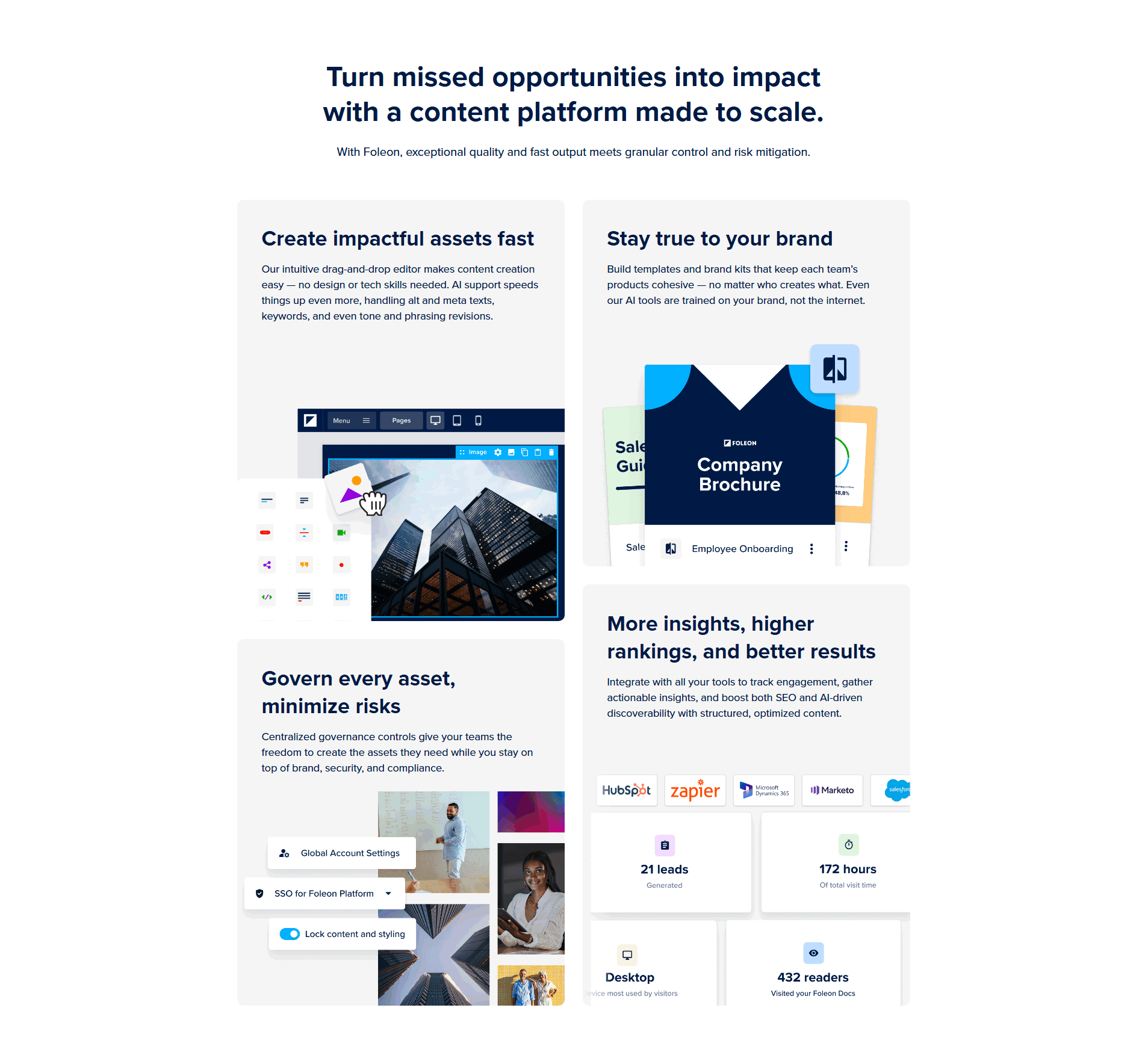Foleon Features