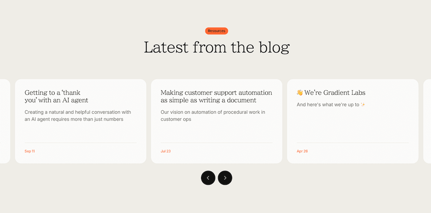 Gradient Labs Resources