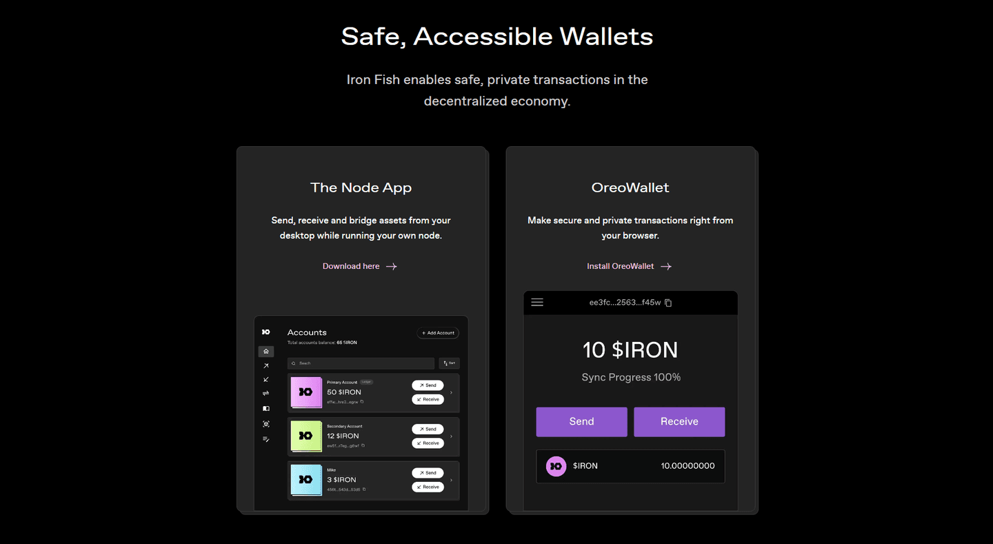 Iron Fish Features