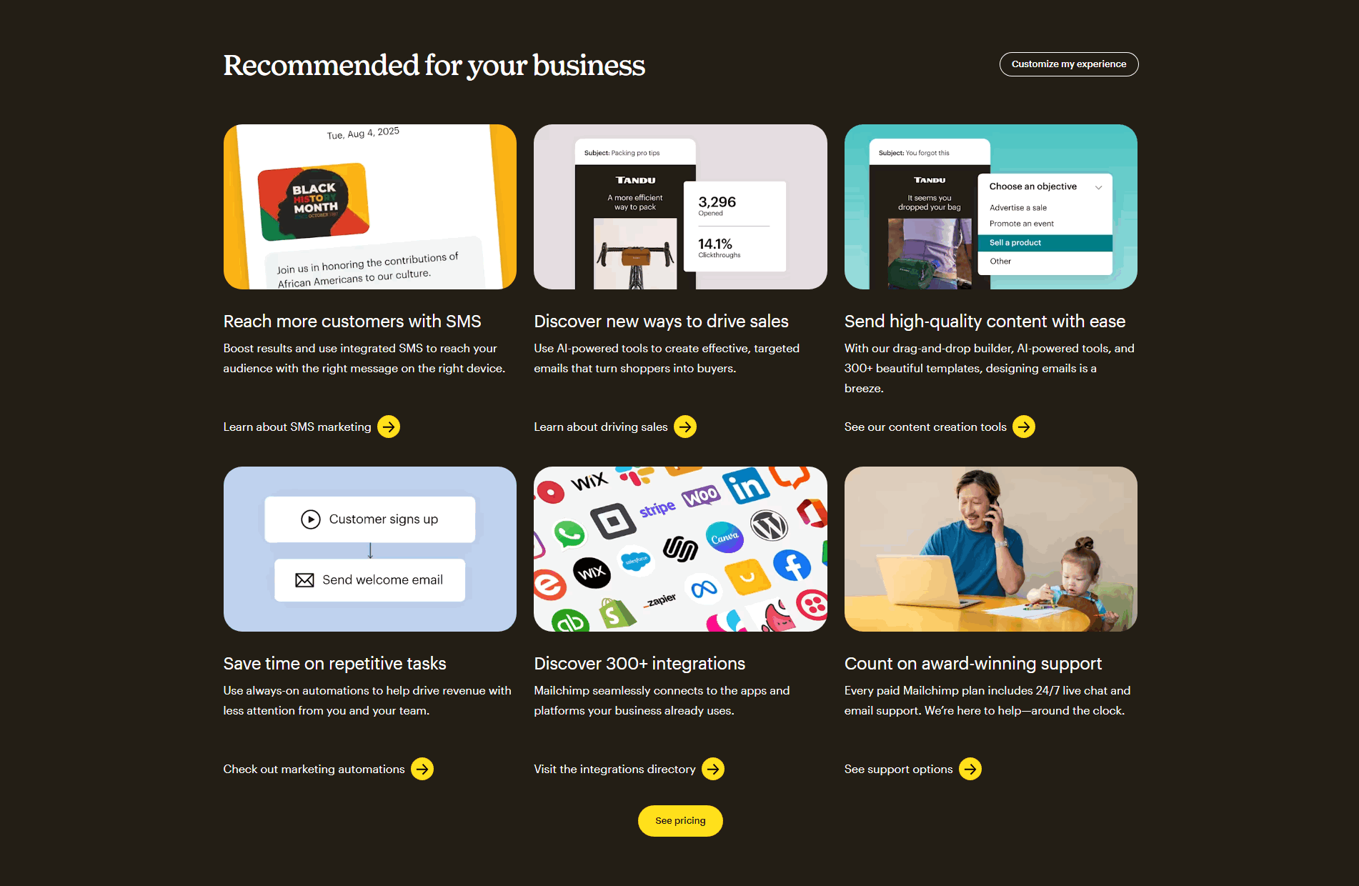 Mailchimp Features