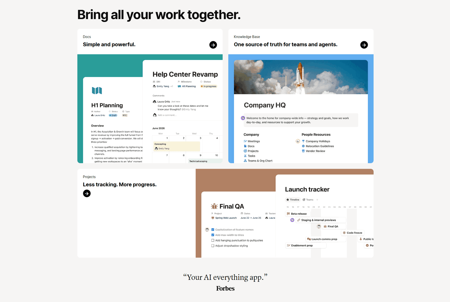 Notion Features