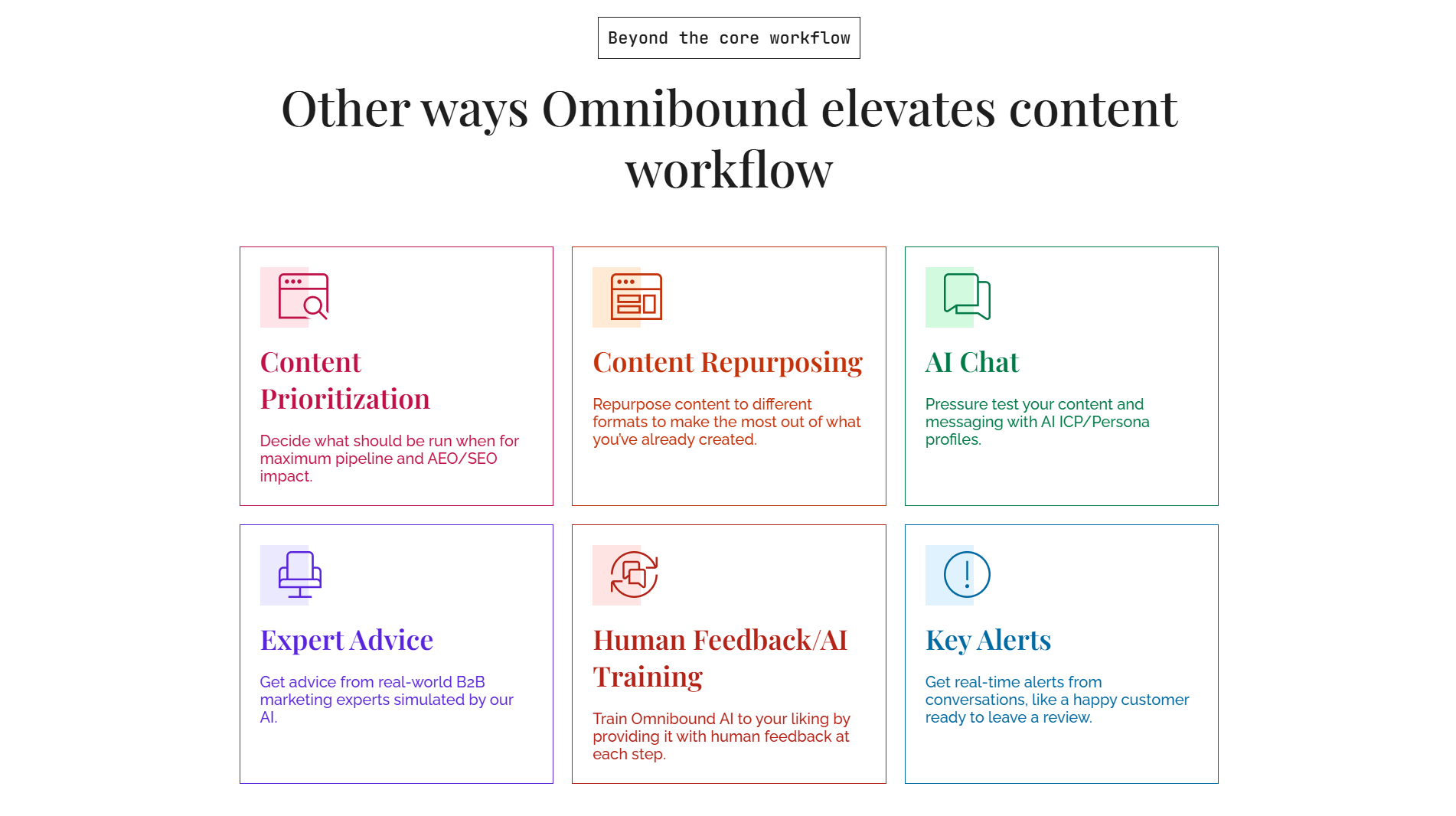 Omnibound Features
