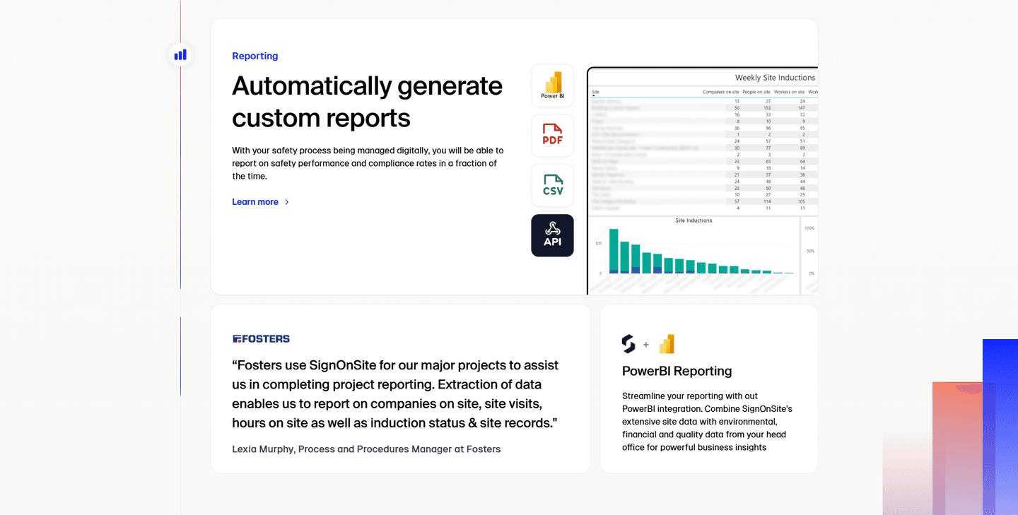SignOnSite Features