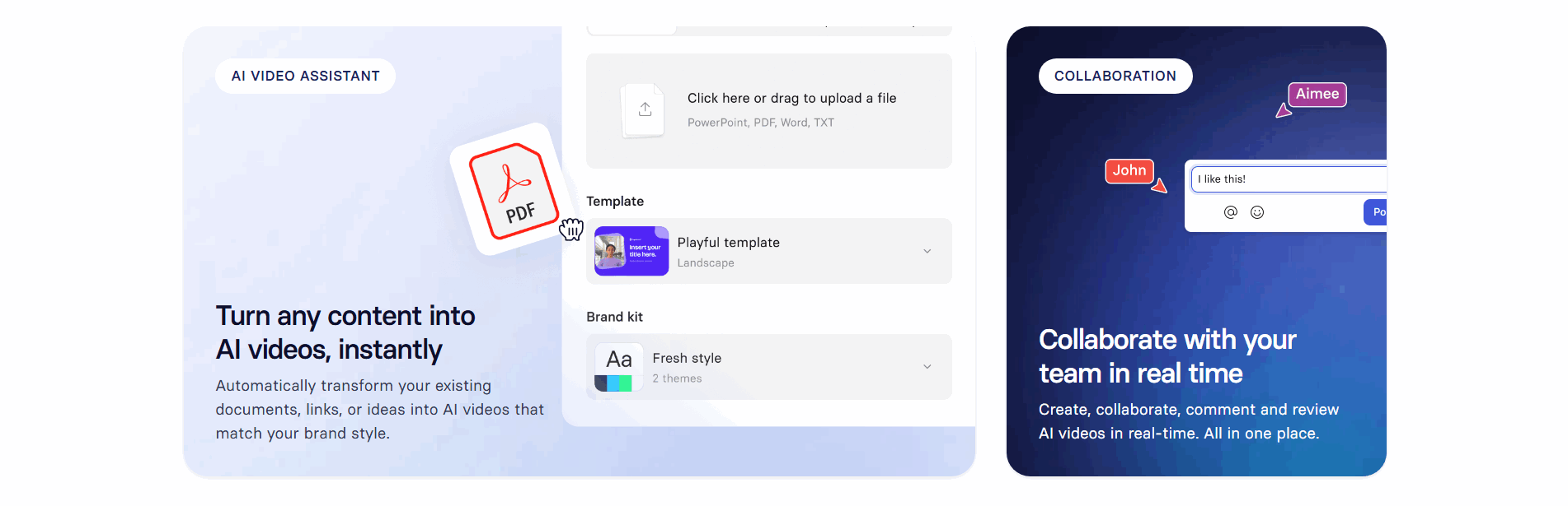 Synthesia Features