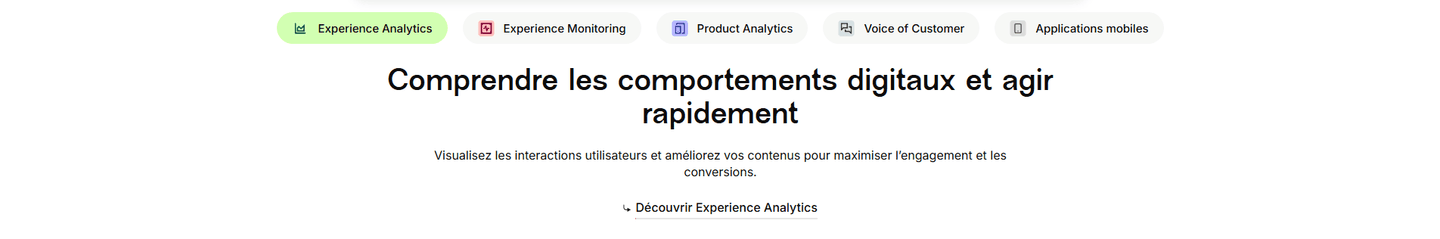 Contentsquare Features