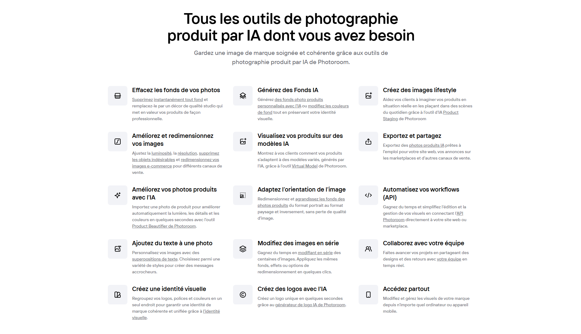 PhotoRoom Features