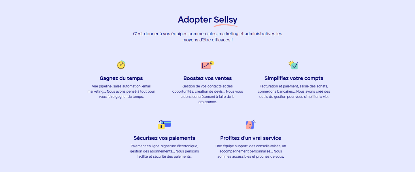 Sellsy Features