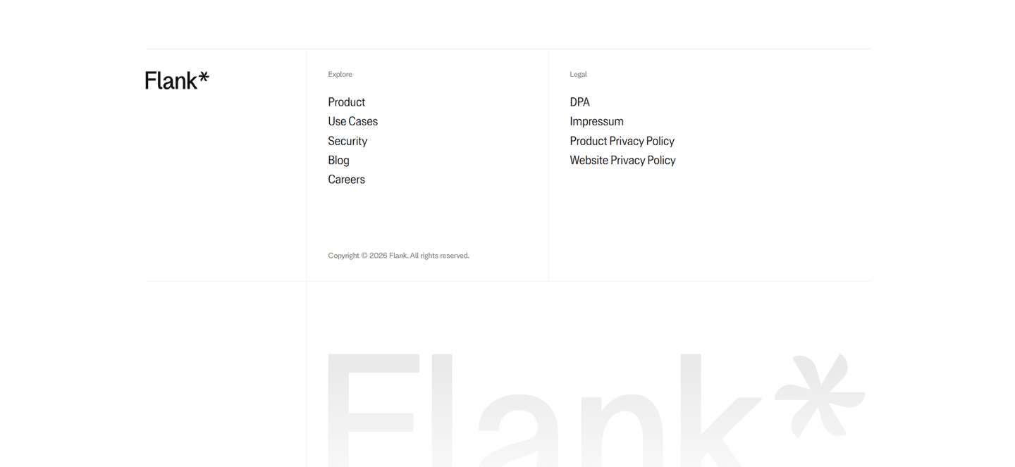 Flank Footer