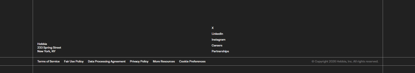 Hebbia Footer