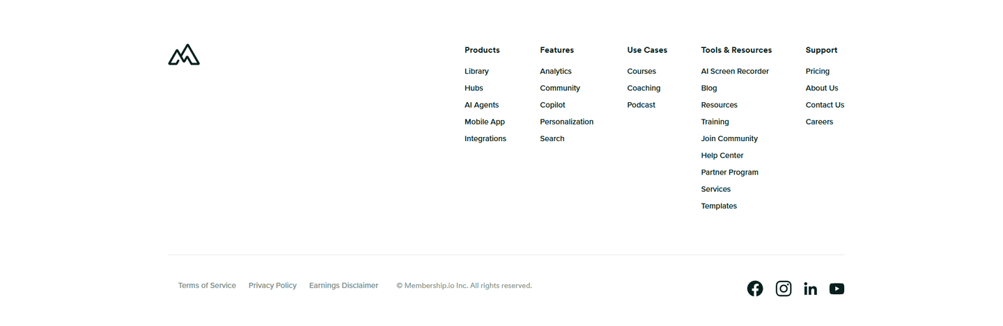 Membership Footer