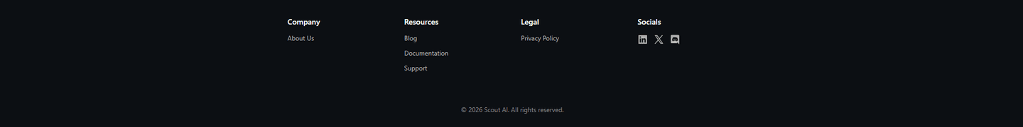Scout Footer