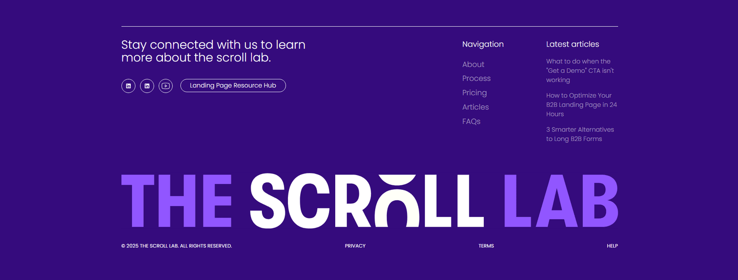 TheScrollLab Footer