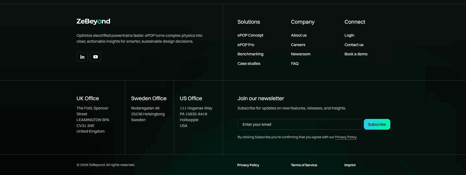 ZeBeyond Footer