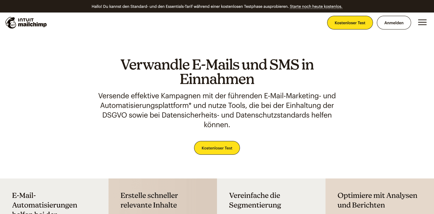 Mailchimp Hero