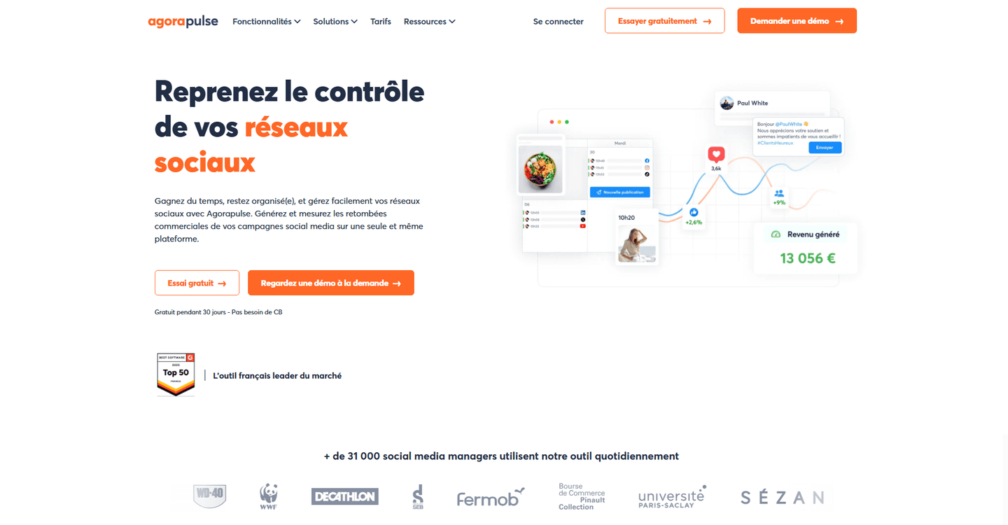 Agorapulse Hero