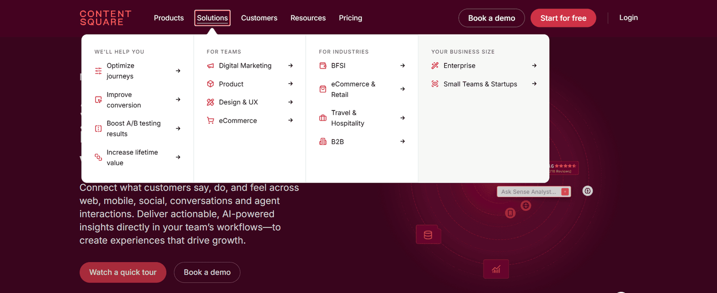 Contentsquare Navbar