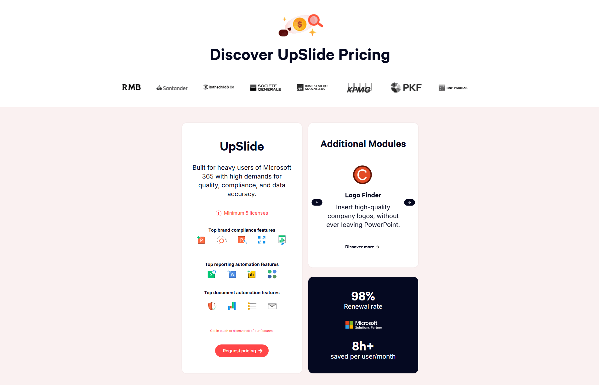 UpSlide Pricing