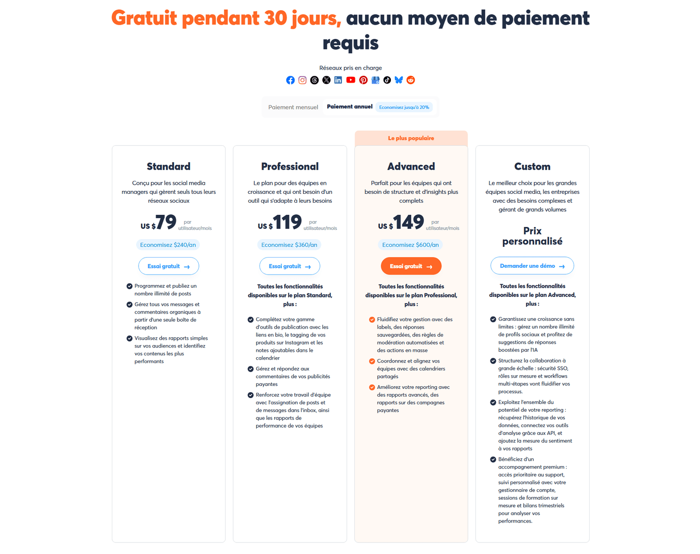 Agorapulse Pricing