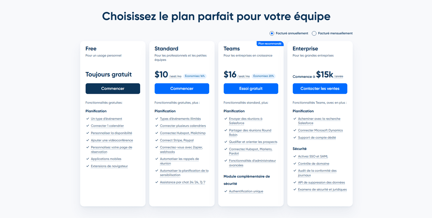 Calendly Pricing