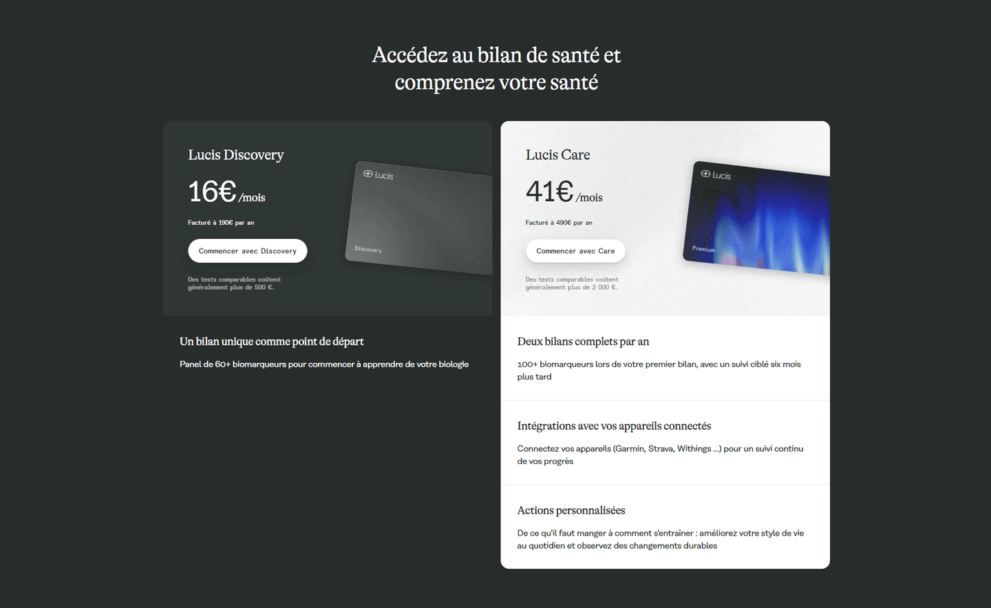 Lucis Pricing