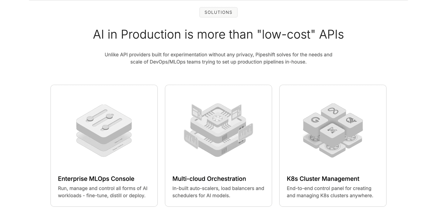 Pipeshift Features