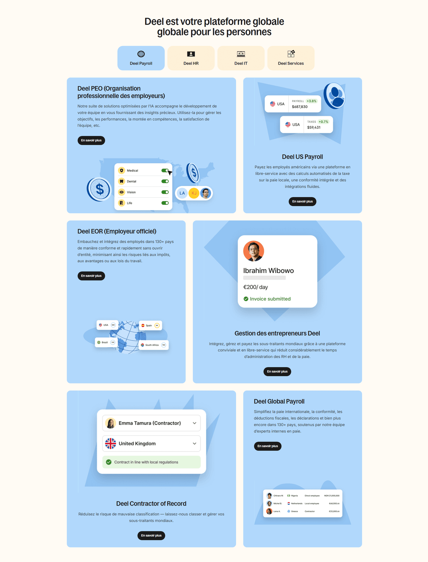 Deel Features